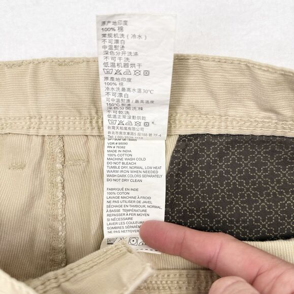 Timberland Cargo Pants Mens Size 42 x 32 Tan Khaki Ripstop Baggy Relaxed Fit NEW - Picture 6 of 8